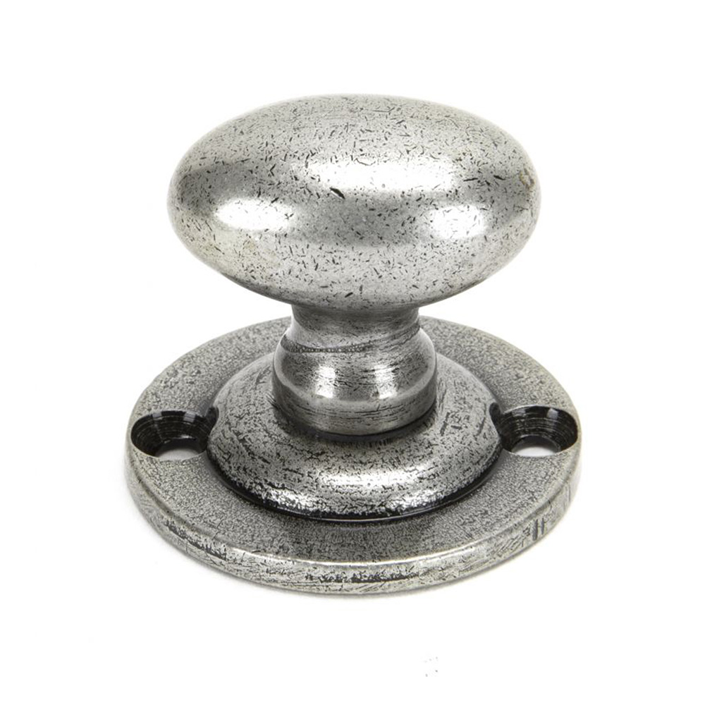 From the Anvil Oval Rack Bolt - Pewter Patina